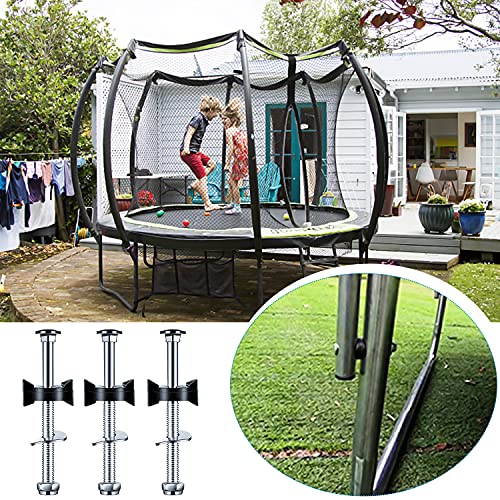 GIAK Lot de 10 Accessoires pour Trampoline pour Piquets de Trampolines Entretoises de Trampoline vis pour Fixation du Trampoline Convient pour Grand Trampoline et Petit Trampoline – Image 4