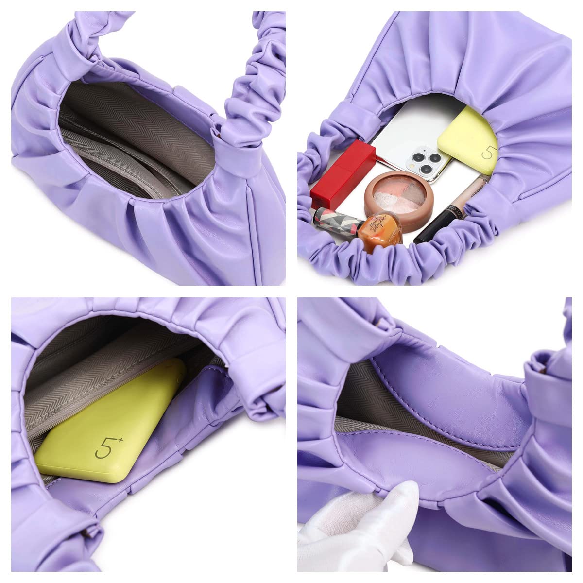 CYHTWSDJ fashionable for Women cute Hobo Tote Bags handbag mini clutch with zipper