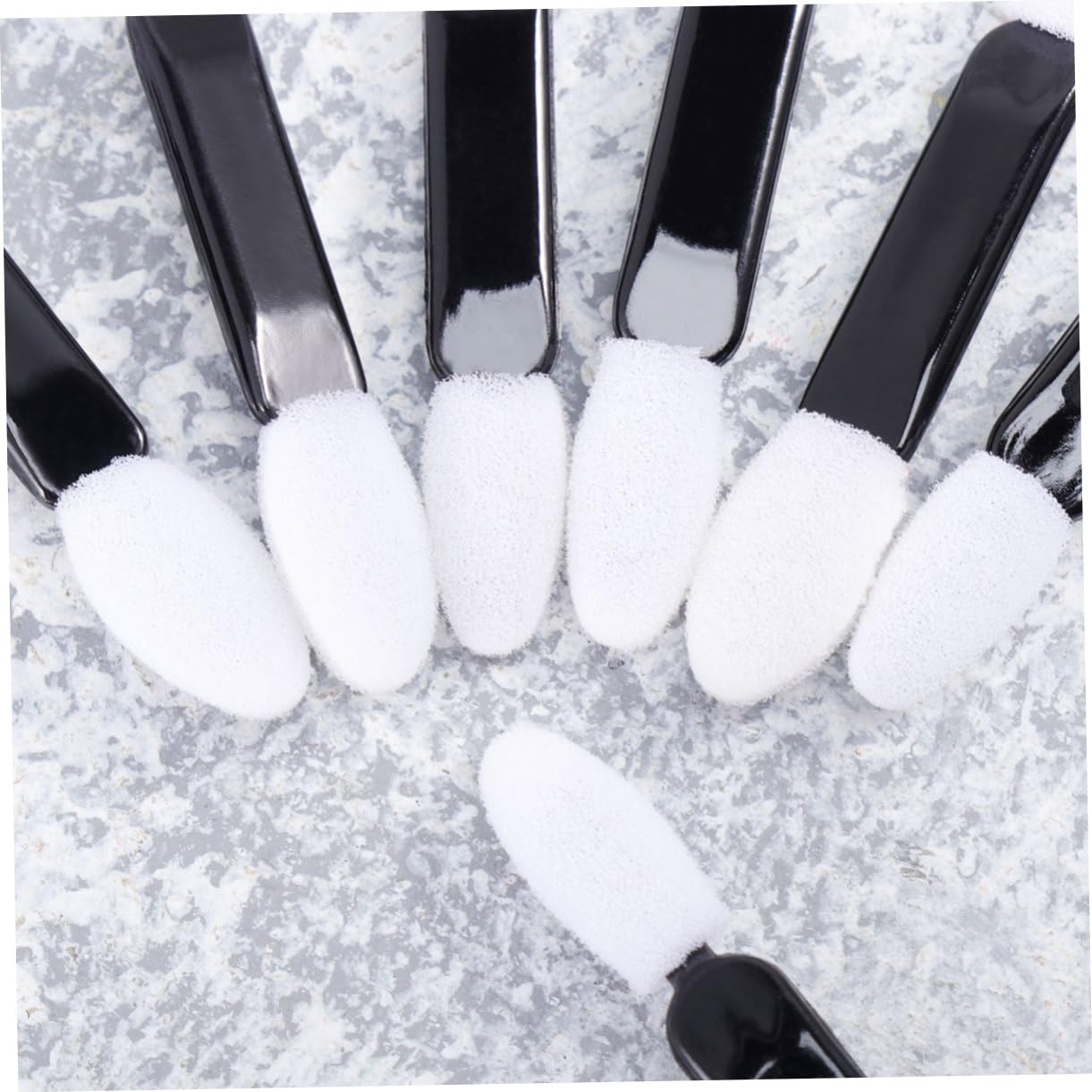 VANZACK Eyeshadow Sponge Applicators Set Double-ended Eyeshadow Brush Travel Size Makeup Brush Kit for Women