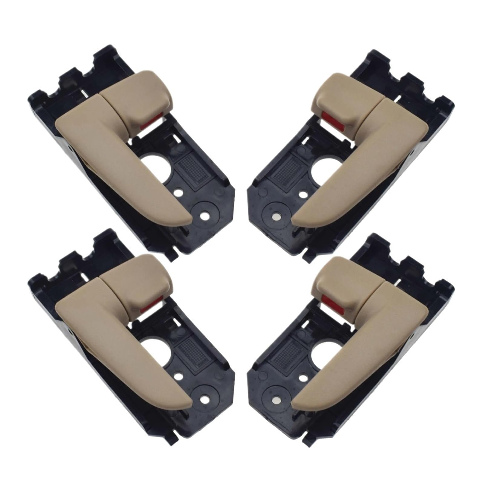 Ohkylsd Beige Inside Door Handle Black Beige Chrome Outside Or Inside Car Door Handle 82650-2F000 82660-2F000 For Kia For Spectra For Cerato 2.0L 2004-2009 Replacement Handles