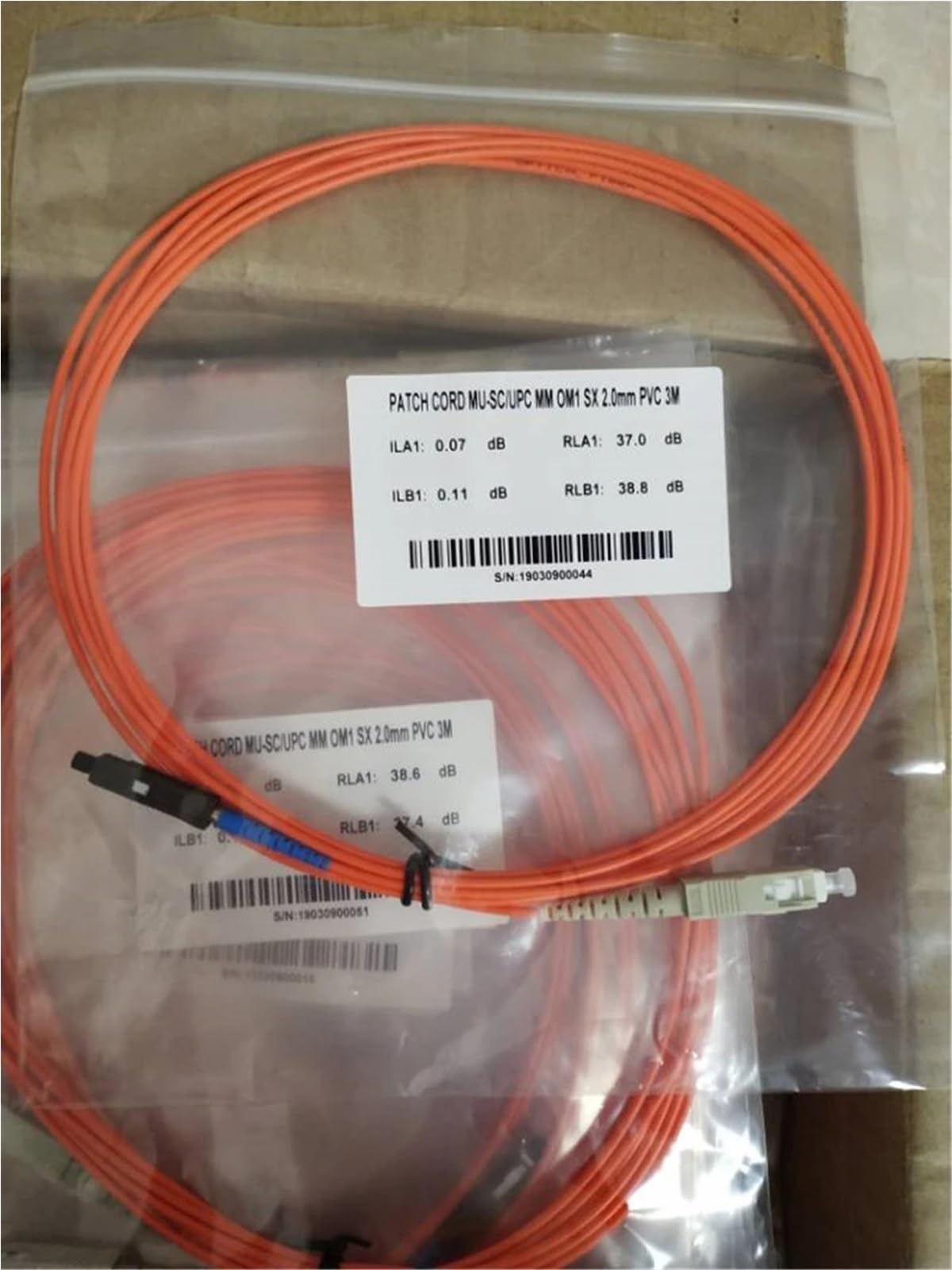 Cordons de raccordement à Fibre Optique multimode MU-LC, MU-FC, MU-SC, MU-St(MU-SC 50-125)