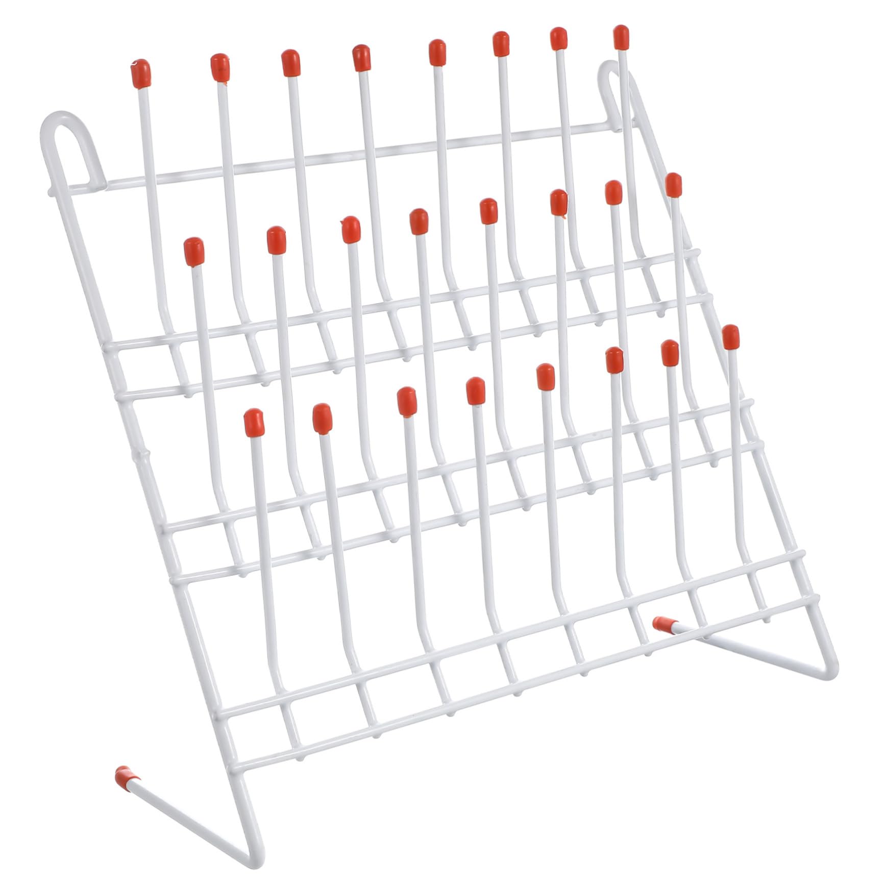 STOBAZA Lab Beaker Storage Rack Lightweight Strong Drying Rack for Test Tubes for Universities