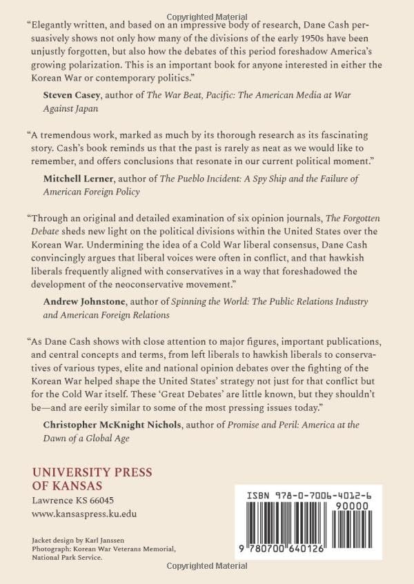 The Forgotten Debate: The Korean War and the Roots of America's Ideological Divisions      Hardcover – October 14, 2025