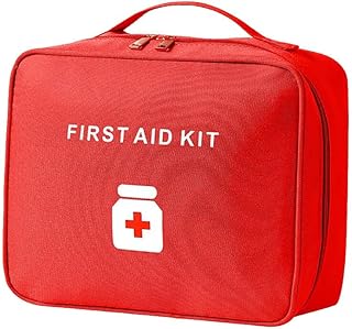 Empty First Aid Bag, Travel First Aid Pouch, Portable Outdoor First Aid Medical Bag Emergency Medicine Storage Bag for Home Outdoor Travel Camping Hiking