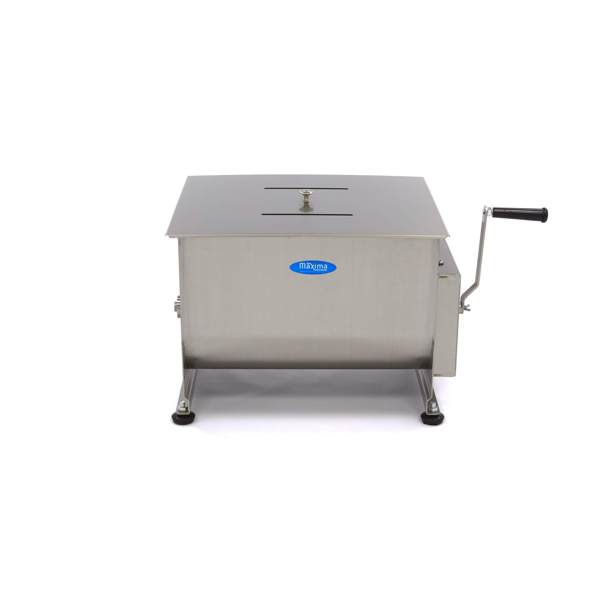 Maxima Mixeur à viande gastro - 40 l - 35 kg de viande - Double axe - Manuel