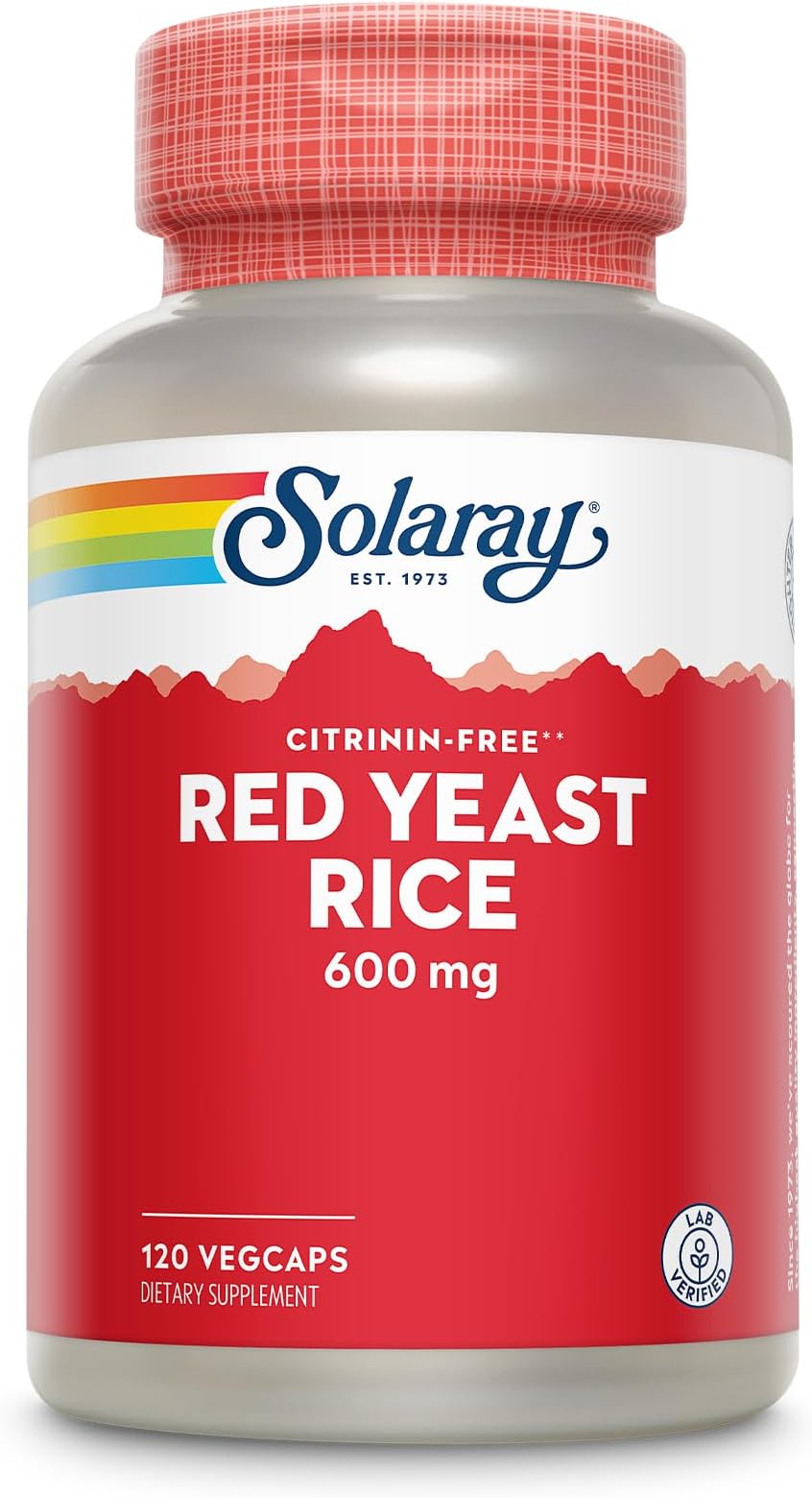 Red Yeast Rice 600mg System Support, Non-Irradiated & No Citrinin, Lab Verified, 120 VegCaps