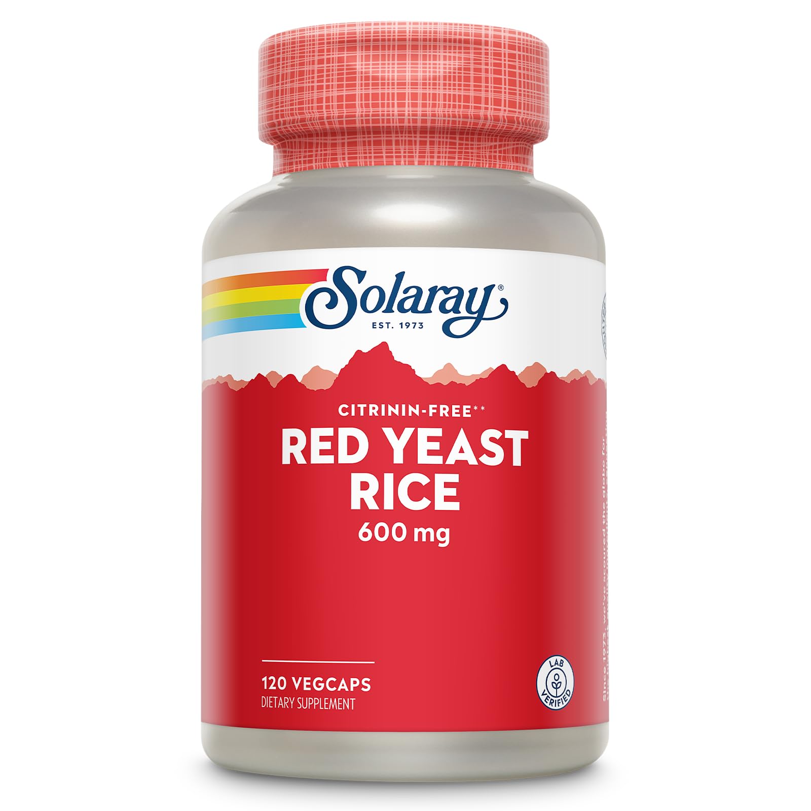 Red Yeast Rice 600mg | Healthy Heart & Cardiovascular System Support | Non-Irradiated & No Citrinin | Lab Verified | 120 VegCaps