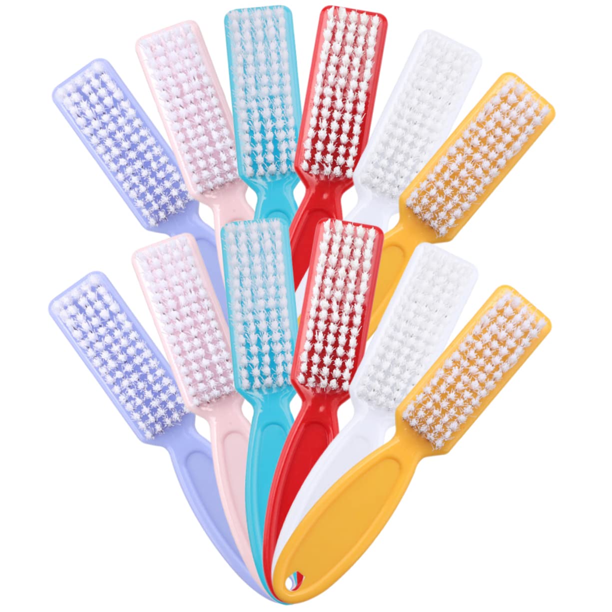 VALICLUD Spazzola per Unghie 24 Pezzi in Plastica Setole Resistenti, Facile da Impugnare da Conservare, la Pulizia delle Unghie in Cucina e Lavandini Colore Casuale