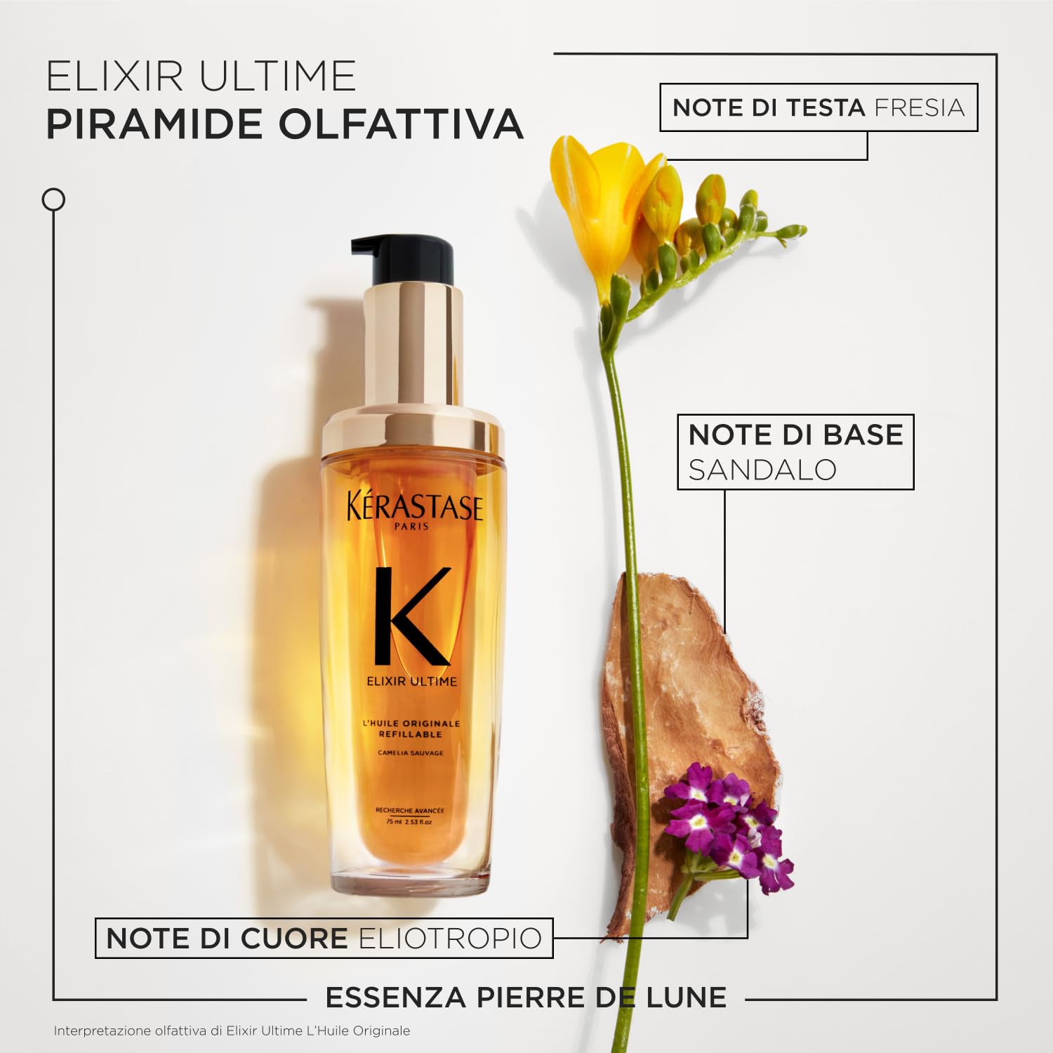 Kérastase L'Huile Originale Elixir Ultime Olio Per Capelli Secchi e Spenti 75 ml