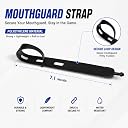 ZAKVOP Football Mouth Guard with Strap, Breathable Mouth Guard Football for Youth and Adults, Teeth and Lip Protector Guard Mouth Pieces Football (Chrome Gold) gallery image