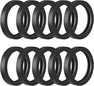 10Pcs Replacement Gas Gaskets Gas Can Spout Gaskets Fuel Washer Seals Rubber Fuel Can Spout Seals Compatible with Most Gas Can Spout