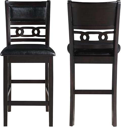 Miniatura 12 de New Classic Furniture Sillas de comedor Gia, juego de 2, color marrón Marrón,Ebany,Gris,Cereza