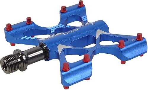 Miniatura 3 de ThinkTop Pedales de bicicleta de 3 rodamientos de bicicleta de montaña de carretera plataforma pedales sellado plano Lubricate rodamiento eje 916