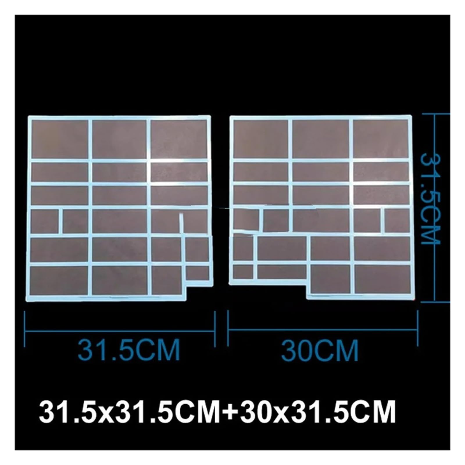HIZON Juegos de filtros de Aire Acondicionado, compatibles con Carrier,(27.3x26.3cm x2pcs)