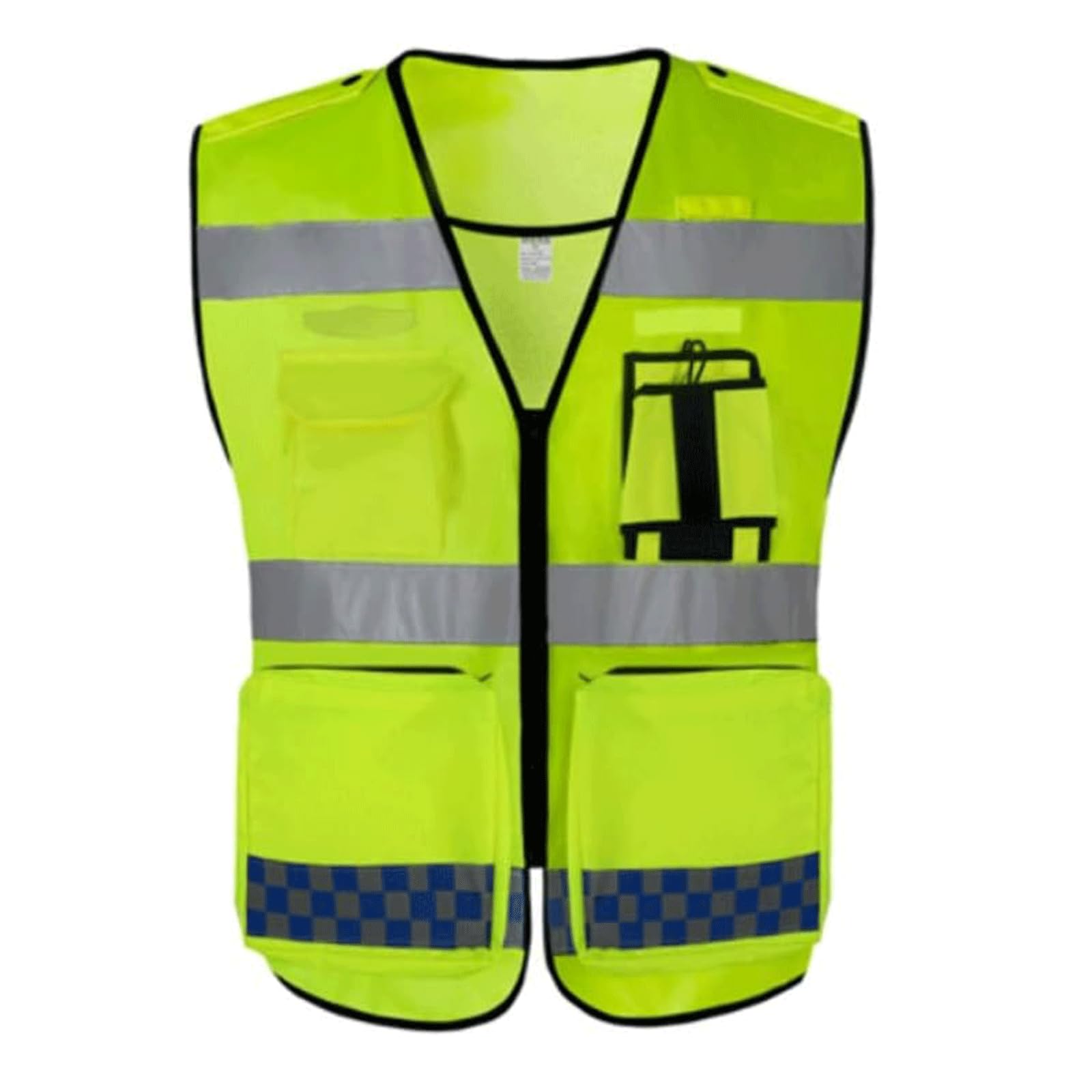 Warnweste Sicherheitsweste, reflektierender Anzug aus Oxford-Stoff, Gute Atmungsaktivität, reflektierende Sicherheitswesten zum Laufen, Joggen, reflektierender Anzug Atmungsaktiv