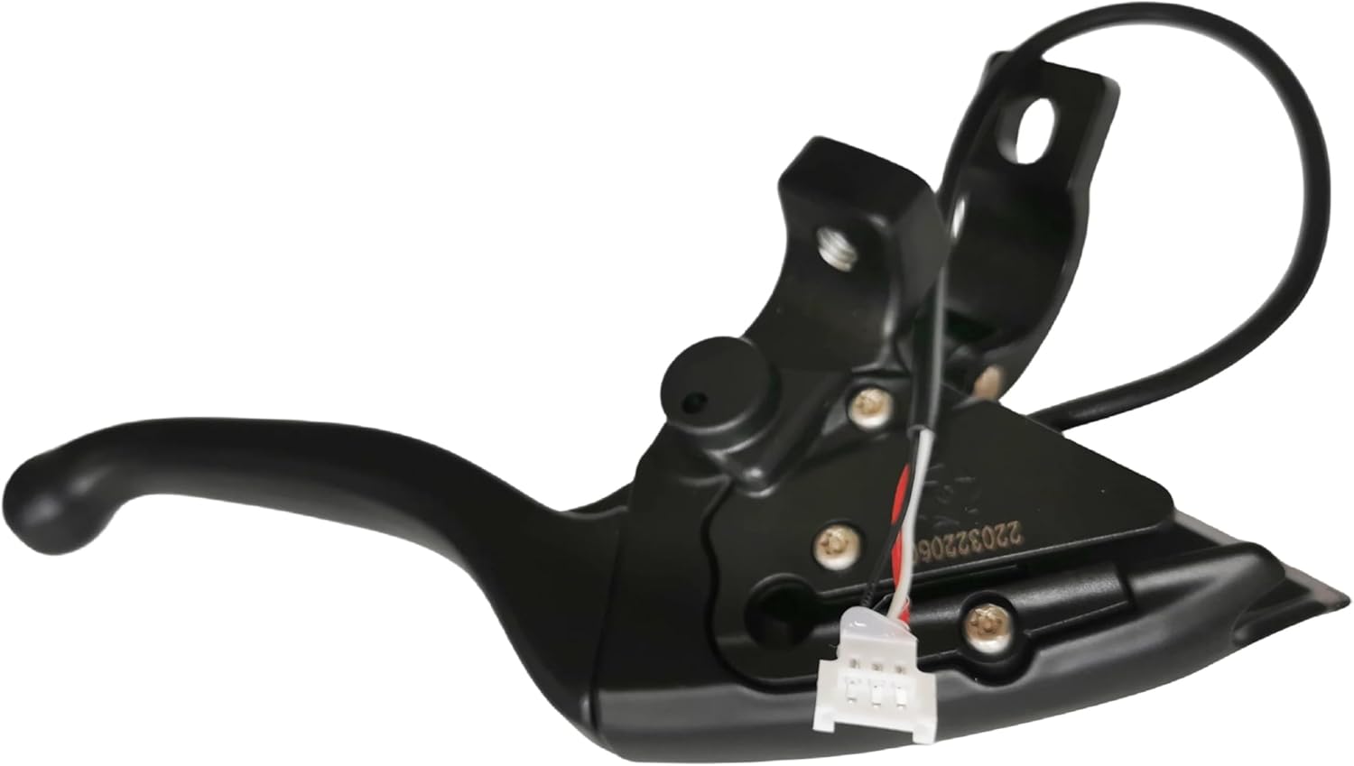 XIBANY I-Walk KS1 Series Electric Scooter Left Brake Lever, close-up of electrical connector