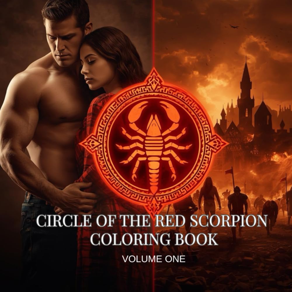 Circle of the Red Scorpion Coloring Book : Volume One