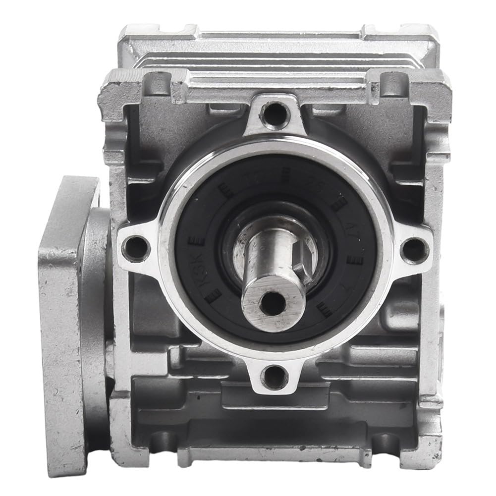 Reductor de engranaje sin fin NMRV030 RV030 de aleación de aluminio de 14 mm, eje de salida 5:1-80:1 para motores paso a paso NEMA 23, relación de velocidad 5:1