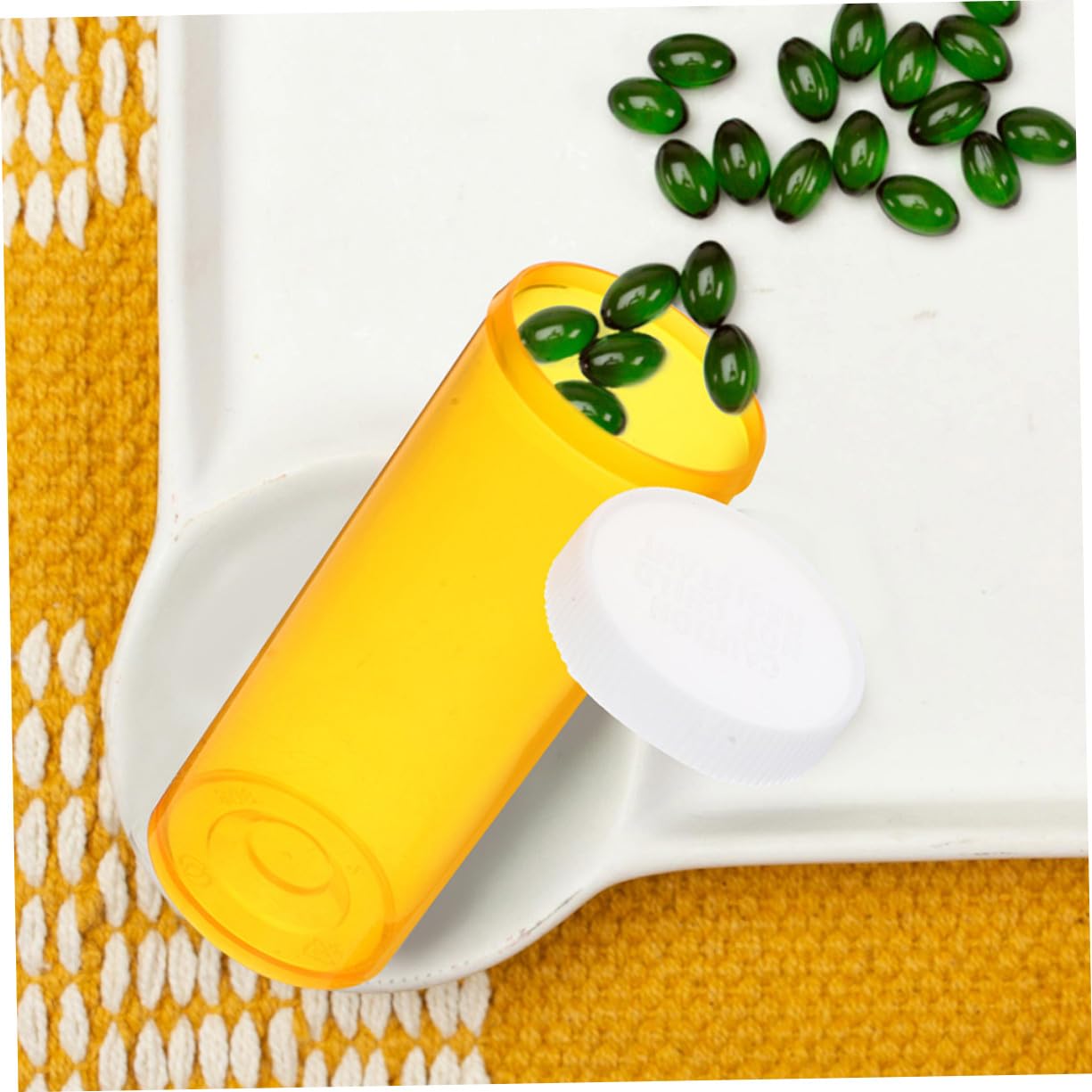 Organizer per Pillole da Viaggio 10 Pezzi, Contenitore Medicine Plastico Sigillo