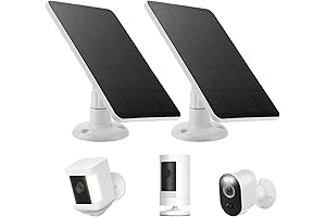 Ring Solar Charger Solar Panel (2-Pack) Premium Solar Power Panel for Ring...