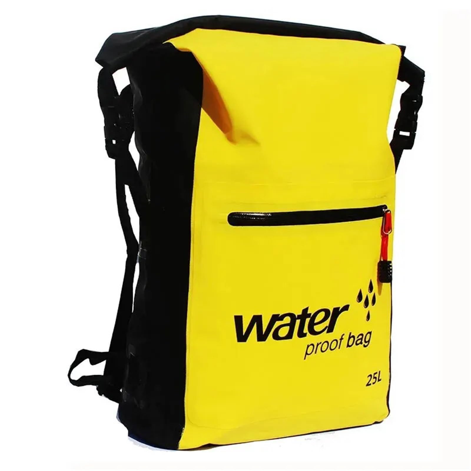 Bolsa Seca Impermeable Bolsa Impermeable for Kayak, canotaje, piragüismo, natación, Camping, Mochila Resistente al Agua(Yellow)
