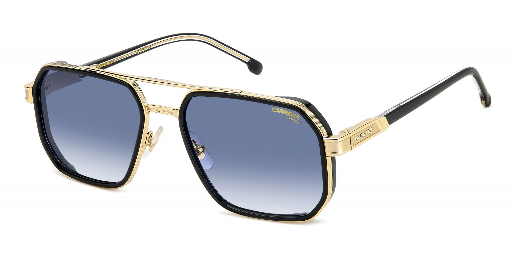 Carrera 1069/S Black Gold/Dark Blue Shaded 58/19/145 men Sunglasses