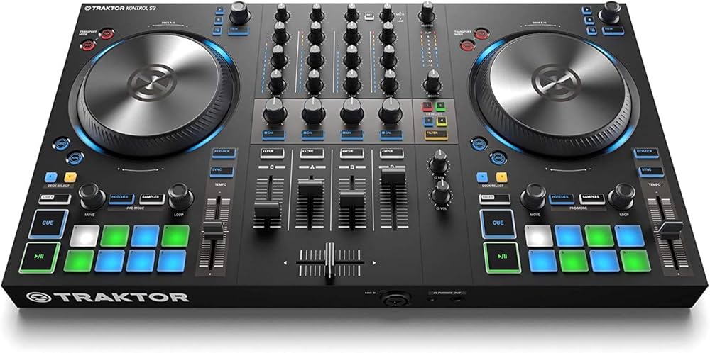 Traktor Kontrol S3 Djコントローラー Native Instruments Traktor Kontrol S3 4-Channel DJ Controller
