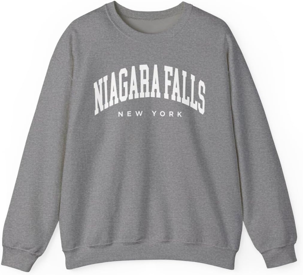 Niagara Falls New York Adult Unisex Crewneck Sweatshirt