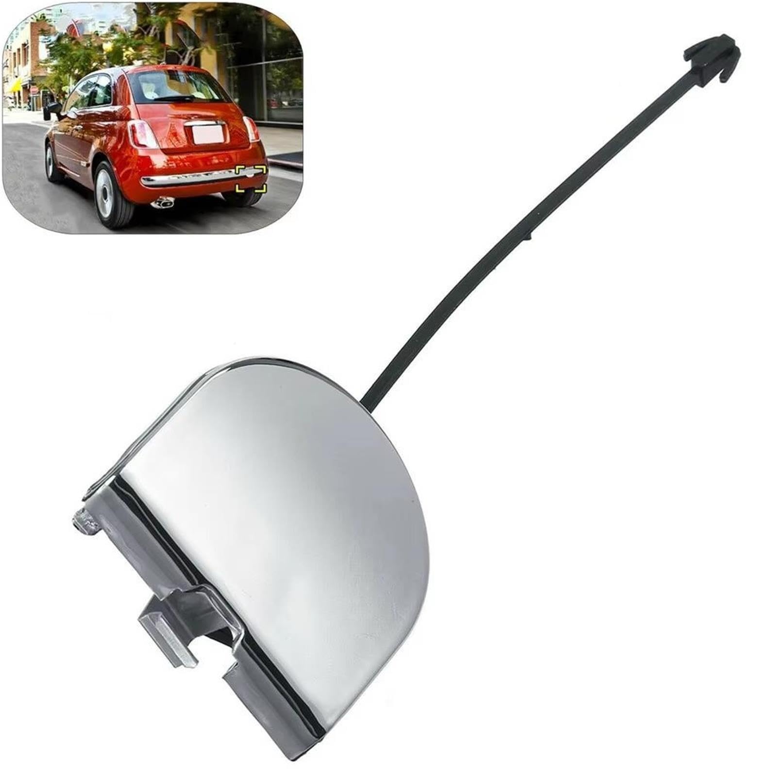 Tappo Gancio Traino Paraurti Per Fiat Per 500 2007-2012