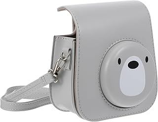 VALICLUD 1Pc Bolsa De Armazenamento De Câmera Câmeras Instantâneas Câmera De Foto Instantânea Suporte De Câmera Instantânea Bolsa De Ombro Bolsa Pu Para Câmera Instantânea Bolsa De Câmera