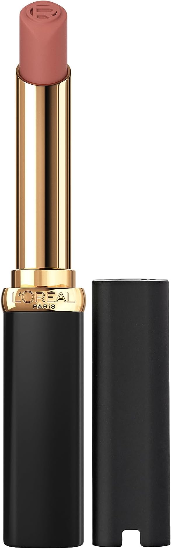 Colour Riche Intense Volume Matte Lipstick, Lip Makeup Infused with Hyaluronic Acid for up to 16HR Wear, Le Nude Rebellious, 0.06 Oz