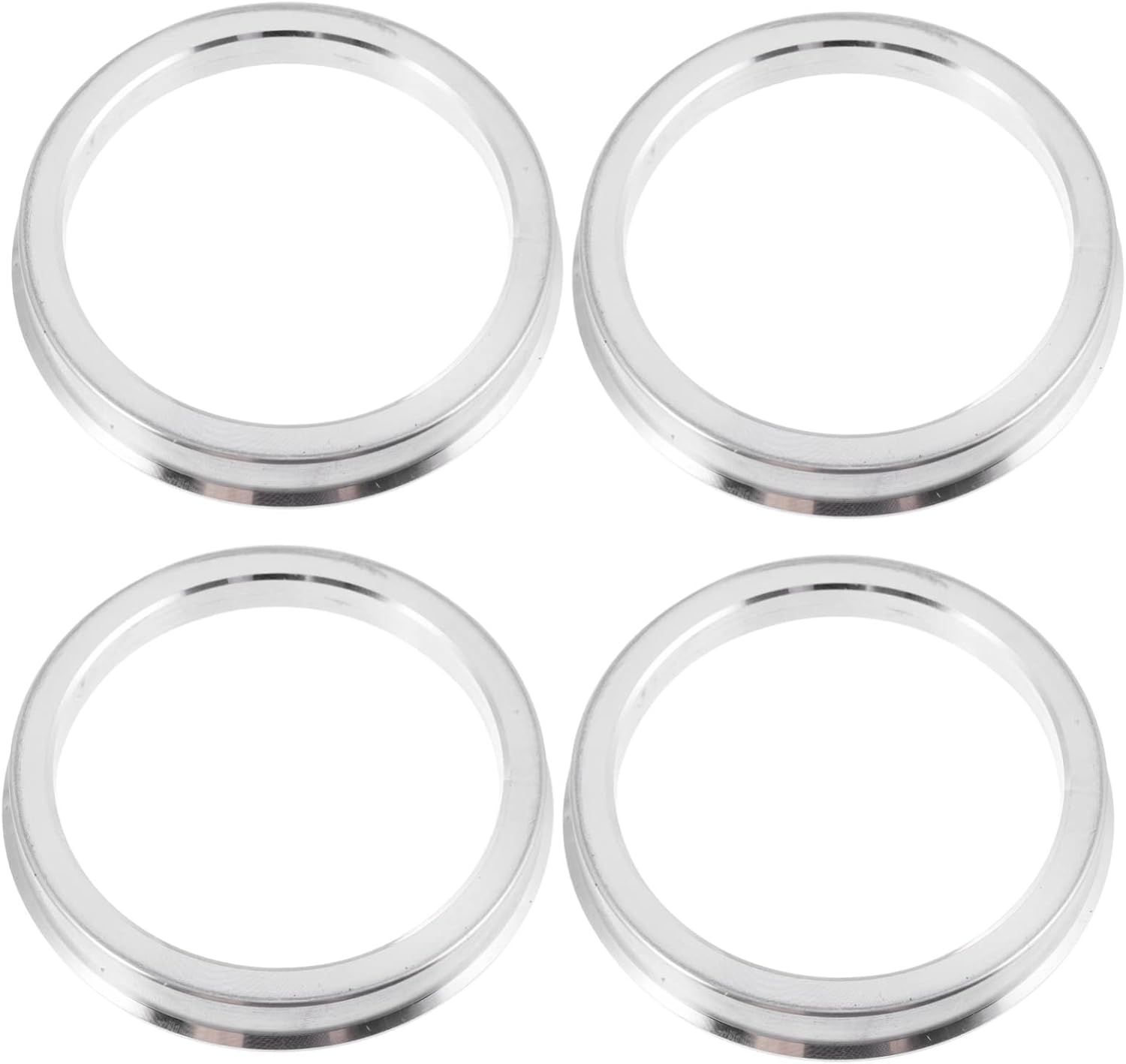 4pcs Aluminum Hub Centric Rings for Car Wheel Center Hole Adapter for Vehicle Hubs Compatible Multiple Models