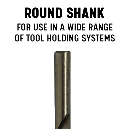 Miniatura 5 de Drill America DWDCO21P12 #21 Broca de cobalto (paquete de 12), serie DWDCO