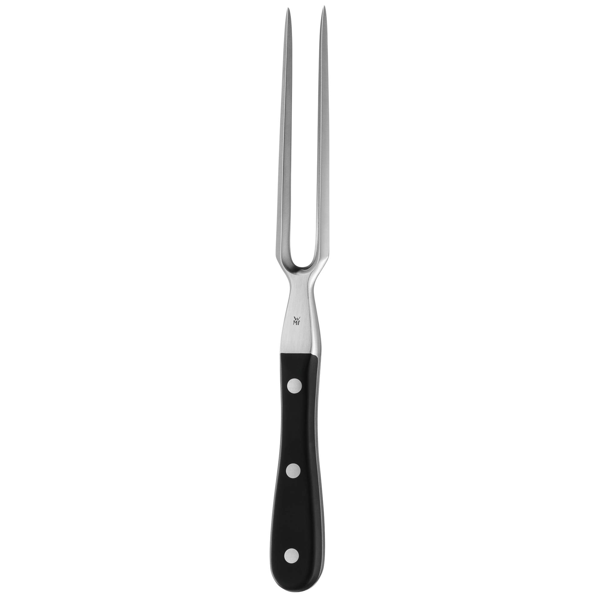 WMF Spitzenklasse Plus Fleischgabel Edelstahl, Grillgabel Tranchiergabel 27 cm, Cromargan Edelstahl, Zinkenlänge 12 cm