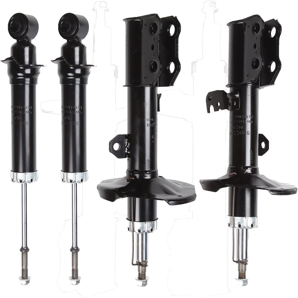 Front Rear Shocks,ROADFAR Shocks Absorbers Fits 2003-2008 for Pontiac Vibe,2003-2008 for Toyota Matrix Shocks Struts with 344613 235704 235703 - Set of 4