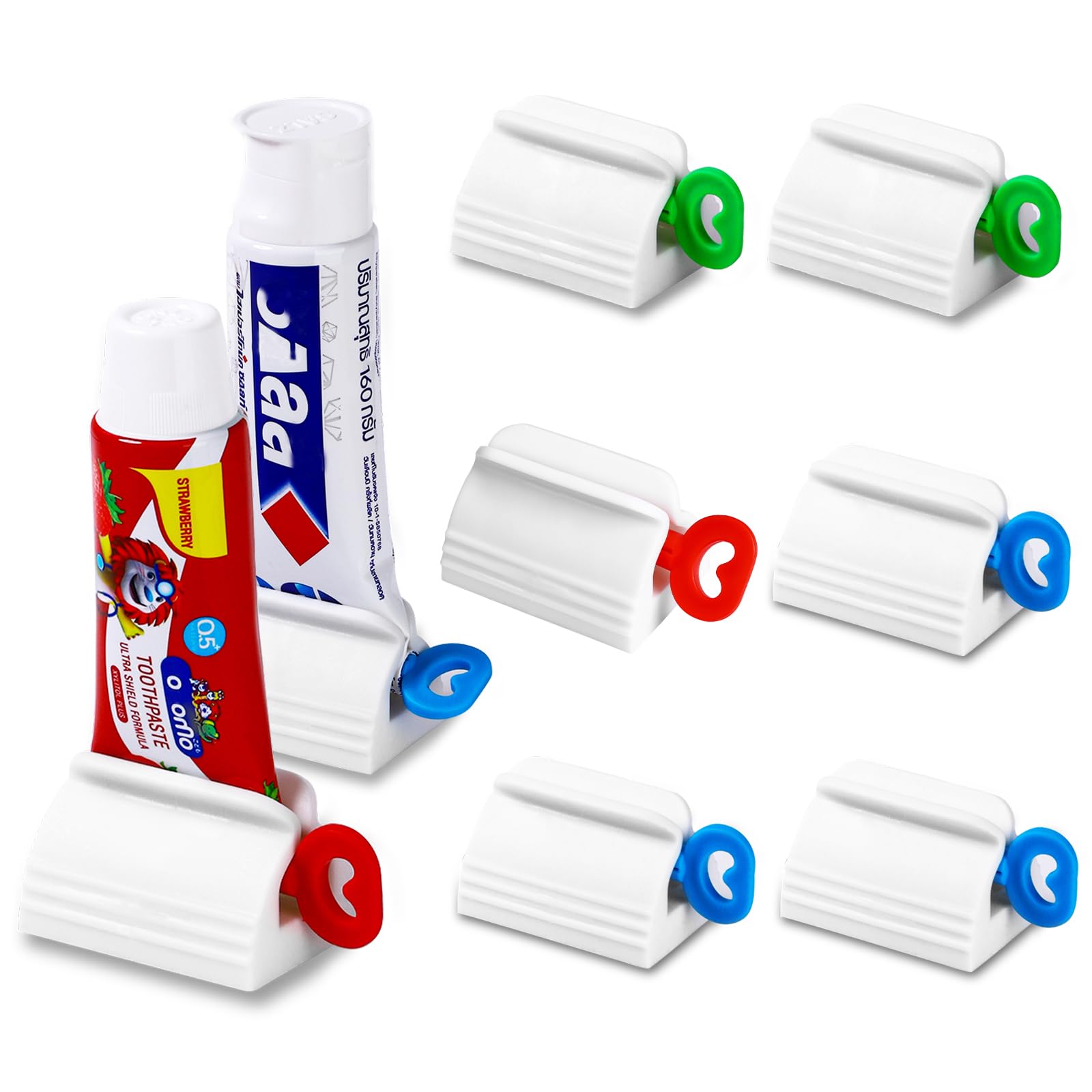 toothpaste squeezer set of 4 tube roller squeezer dispenser simple and practical