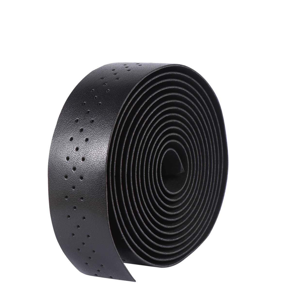 SUPVOX 3sets Manubrio Pu Pelle Per Bici Nastro Antiscivolo e Ammortizzante Adatto Bici Da Strada Mountain Bike e Altro Nero