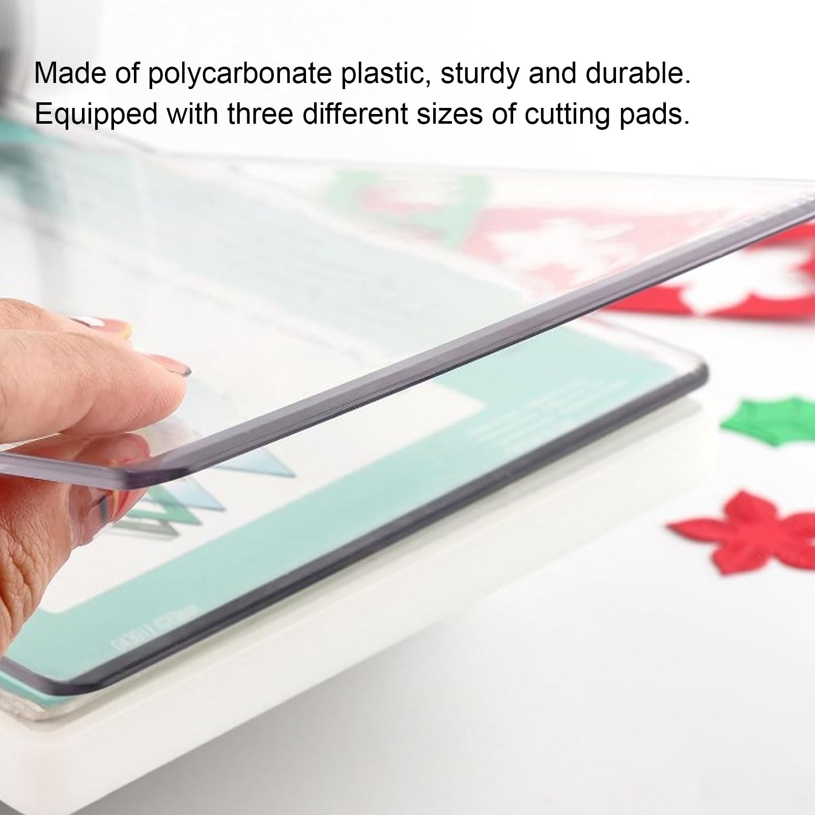 TICFOX Standard Die Cutting Plate, 3Pcs Die Cutting Pad 22x15cm 15x15cm 15x6.5cm Plastic Standard Die Cutting Machine Plate Cutting Plates for Hand Paper Embossers - Image 3