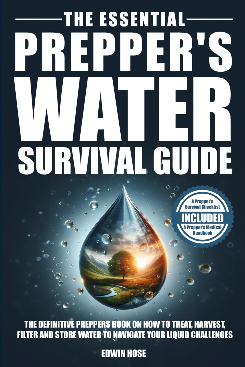 The Essential Prepper's Water Survival Guide: The Only Playbook You Need To Find, Harvest, Filter, and Store Water (Preppers Survival Bible)