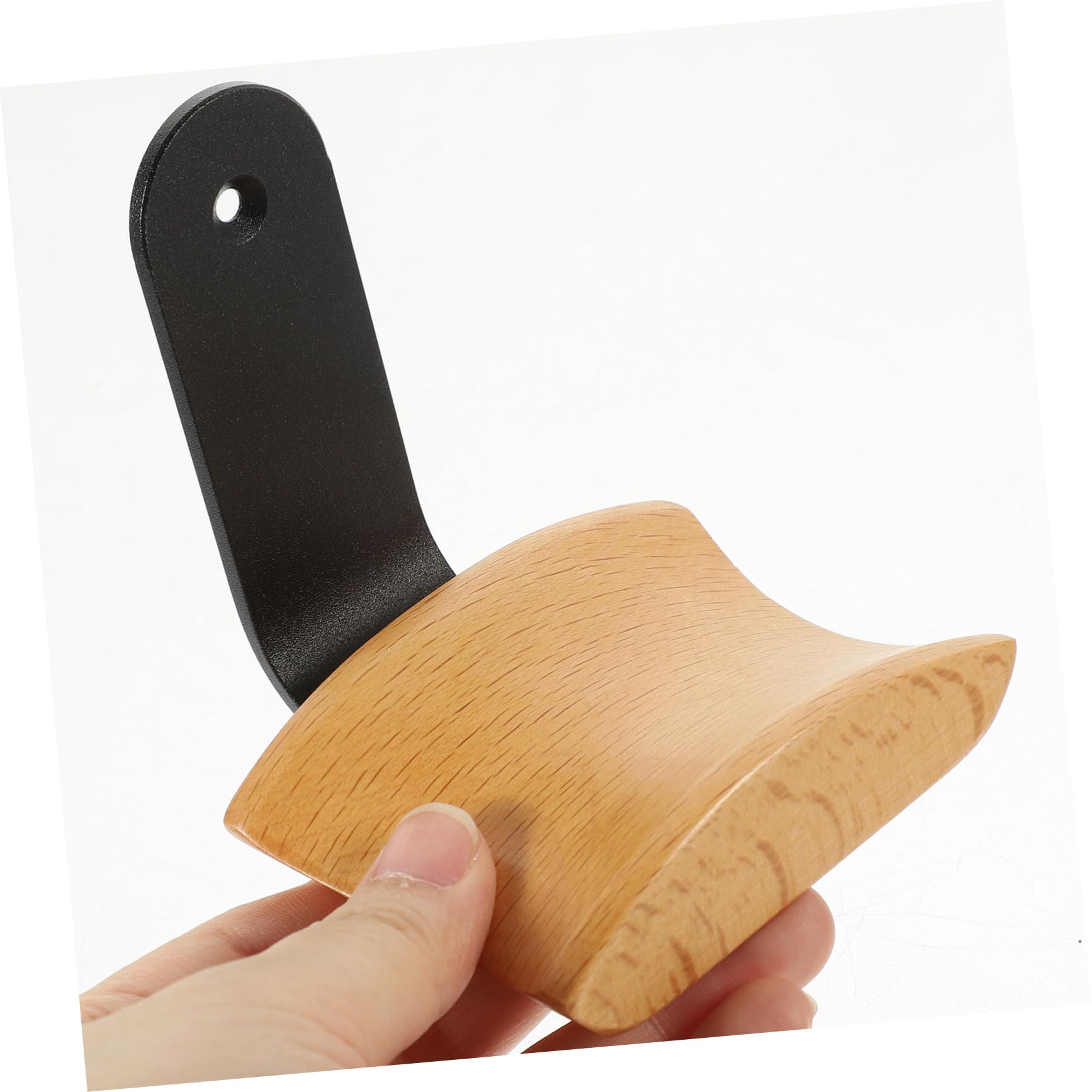 OSALADI 2piezas Soporte Para Auriculares De Madera Gancho Montable Para Escritorio Organizador De Cable Para Headset Para Oficina y Hogar