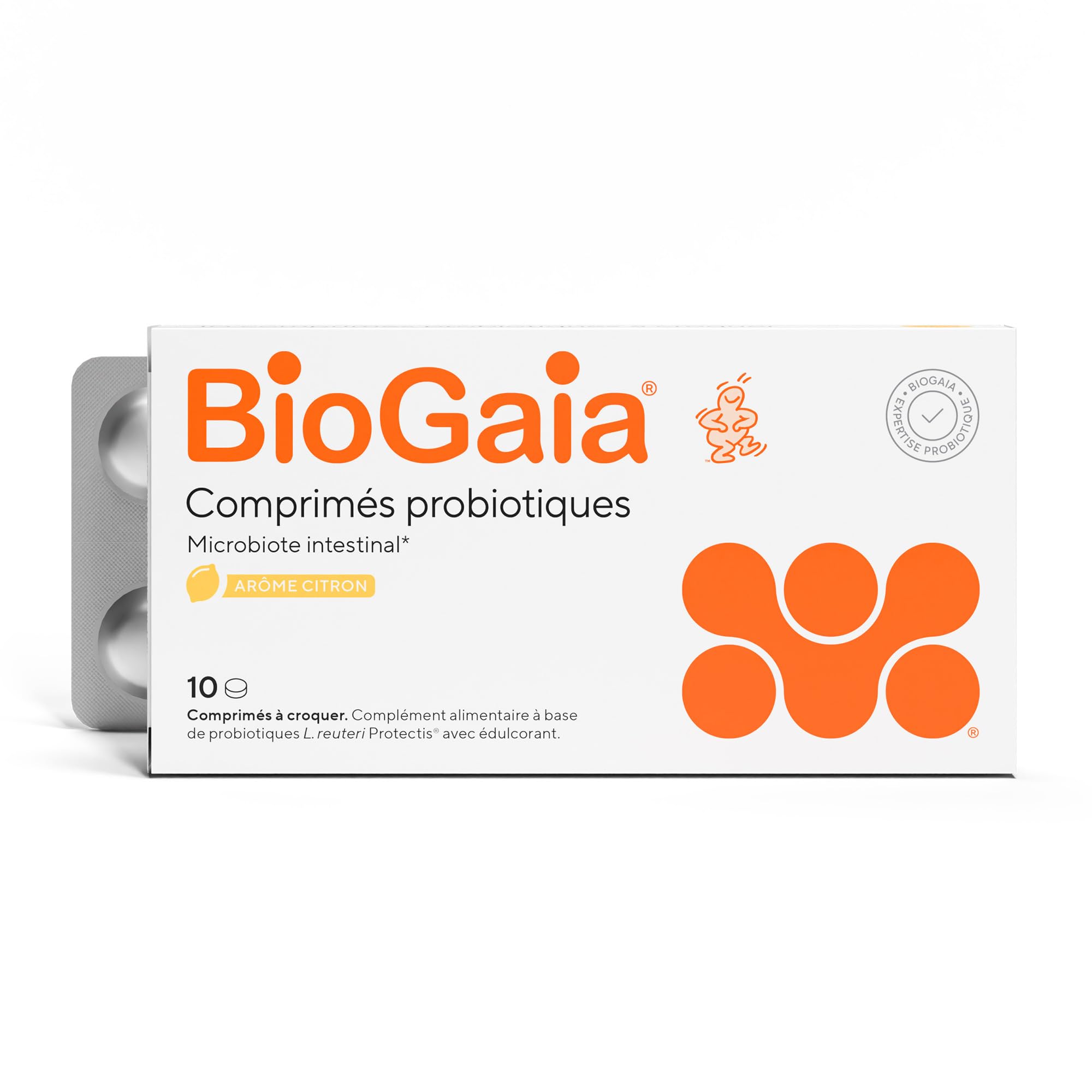 BioGaia L.Reuteri ProTectis Probiotic Lemon Flavour 30 Tablets