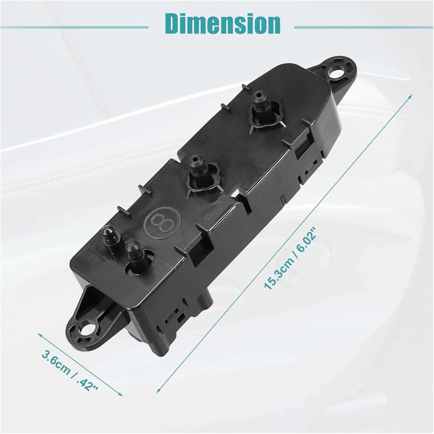 Power Seat Switch Replacement for Nissan for Murano 2009-2018 Front Left Side 8 Way Car Power Seat Switch Control Adjustment Adjust Recline Recliner Switch