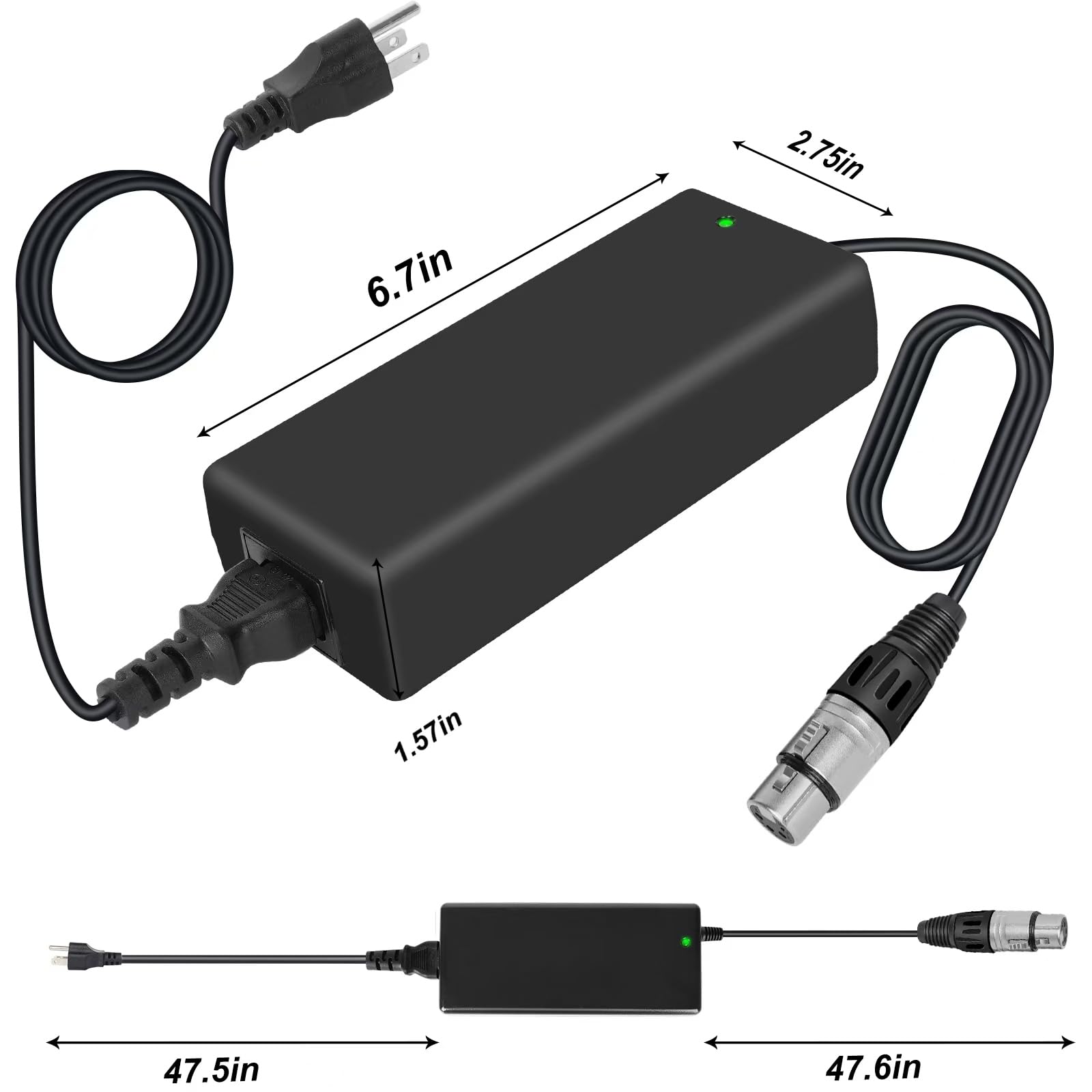 Amazon.com: 4 pin XLR 12v Power Supply Suitable for Devices Such Amazon.com: 4 pin XLR 12v Power Supply Suitable for Devices Such