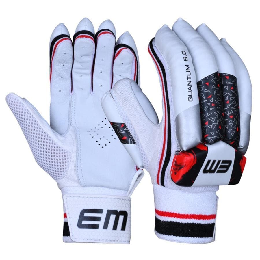 AASHRAY EM Quantum 6.0 Leather Palm Cricket Batting Gloves (Size:-Youth Righty) (B0D4J43W3L) Amazon Price History, Amazon Price Tracker
