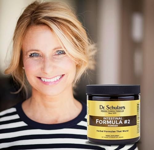 Miniatura 9 de Dr. Schulze's Fórmula intestinal #2 (8 onzas) y fórmula intestinal #1 Cápsulas (90 cápsulas) - Suplementos herbales orgánicos