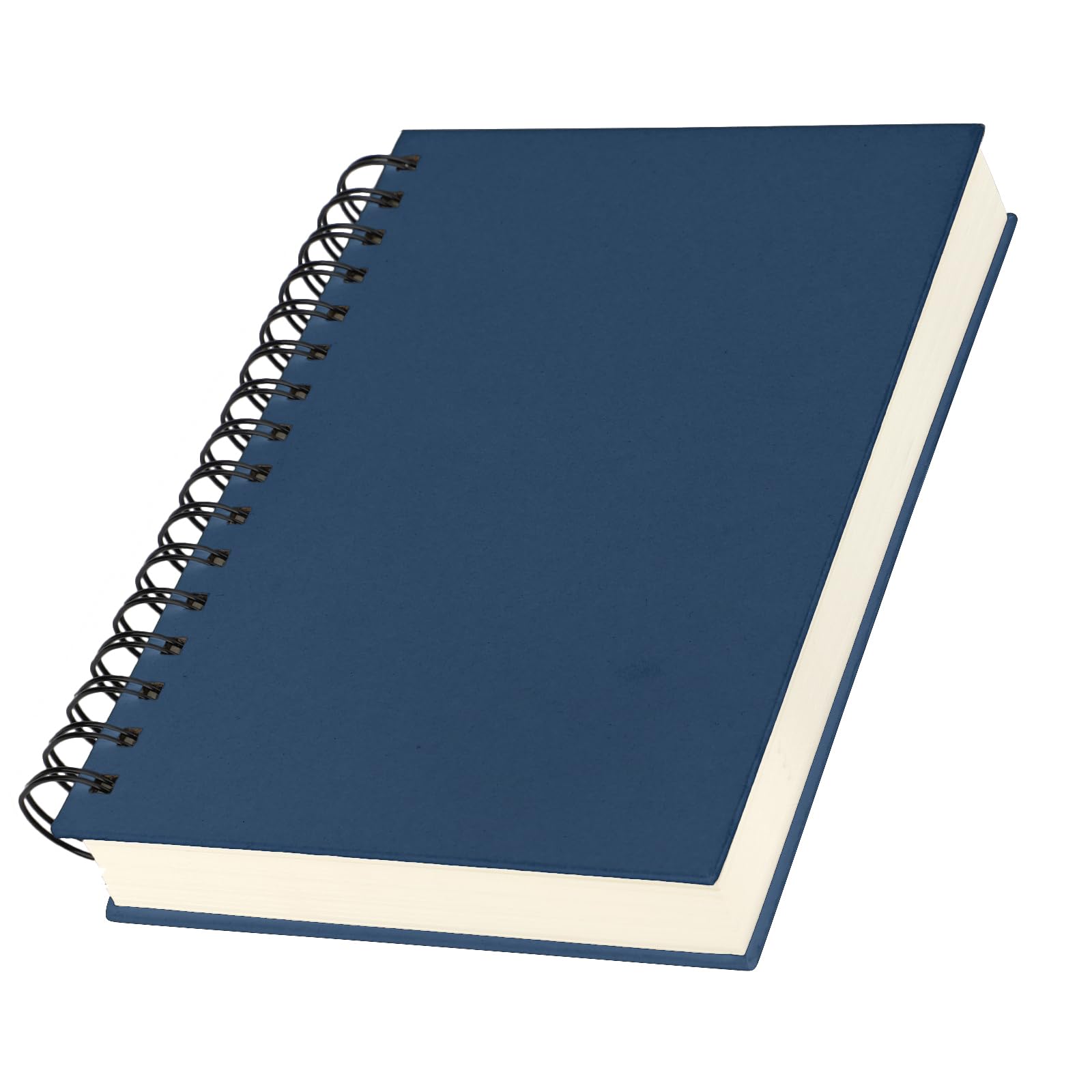 Notebook A5 Lined - Spiral Notebook Diary 14 x 21 cm - 100 GSM Paper Lined Notebook A5 240 Pages College Pad Spiral Binding - Royal Blue Hardcover Notepad A5 Notepad-image-23