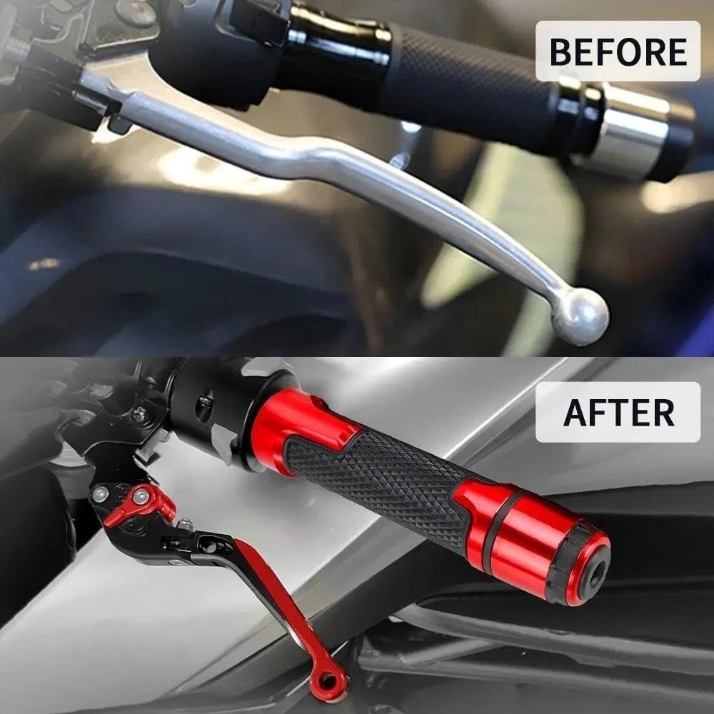 pour CBR954RR pour CBR 954RR pour CBR 954 RR 2002 2003 Leviers Embrayage Frein Moto Poignées Guidon Extrémités Réglables Extensibles Frein Main Embrayage Leviers(20)