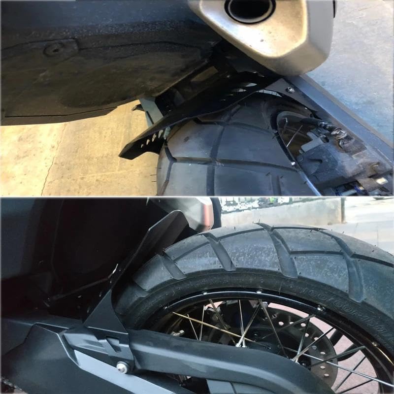 Parafango Estensore Posteriore Per Honda X-ADV 750 E FORZA 750 - Lega Alluminio CNC, Nero