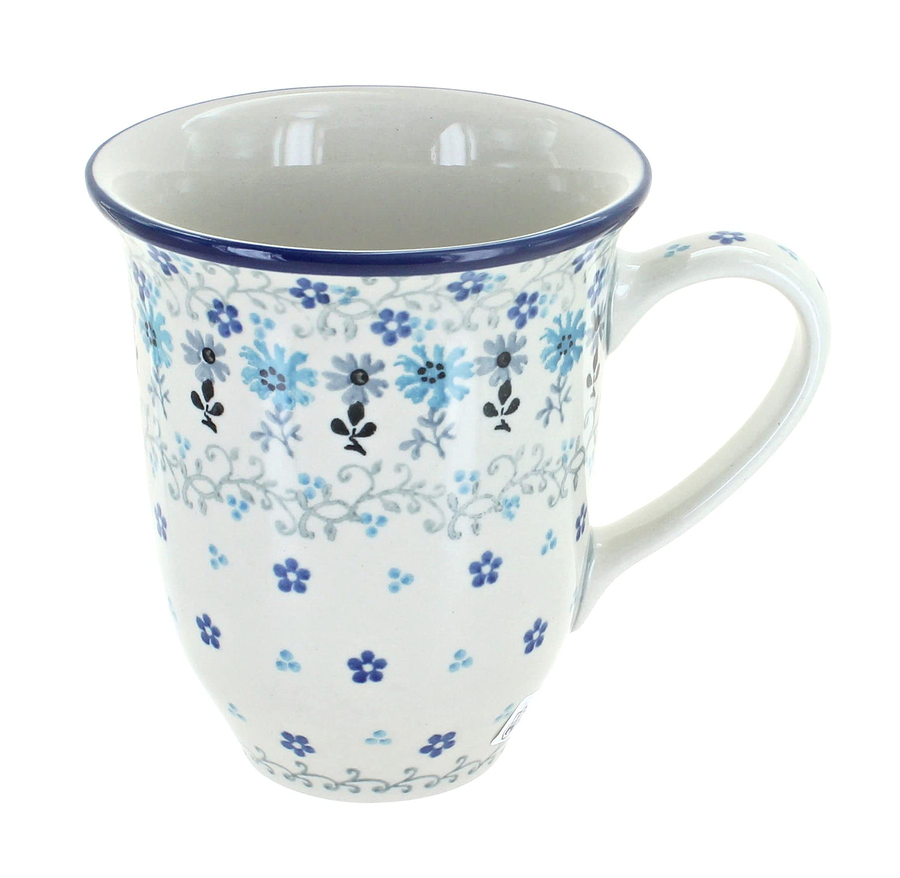Blue Rose Polish Pottery Celeste Large Coffee Mug