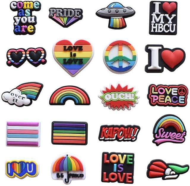Lots of PVC Shoe Charms for Croc Charms Accessories Clog Shoes Decorations Wristband Bracelet Party Favors for shoe and Bands Party Gifts Decoration